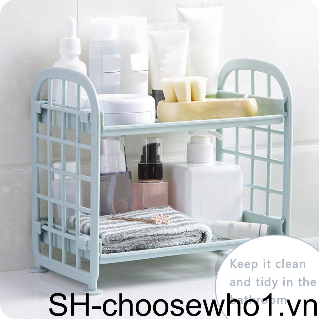 Kệ Nhựa 2 Tầng Sắp Xếp Gọn Gàng Sắp Xếp Gọn Gàng Cho Nhà Bếp Nhà