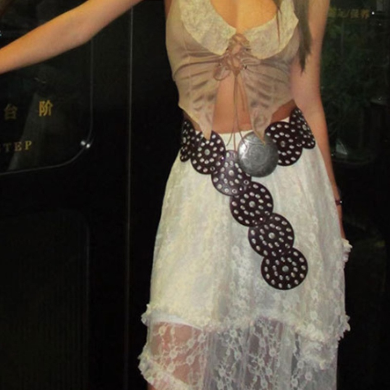 Thắt Lưng Có Khóa Cài Phong Cách Gothic Dành Cho Nữ