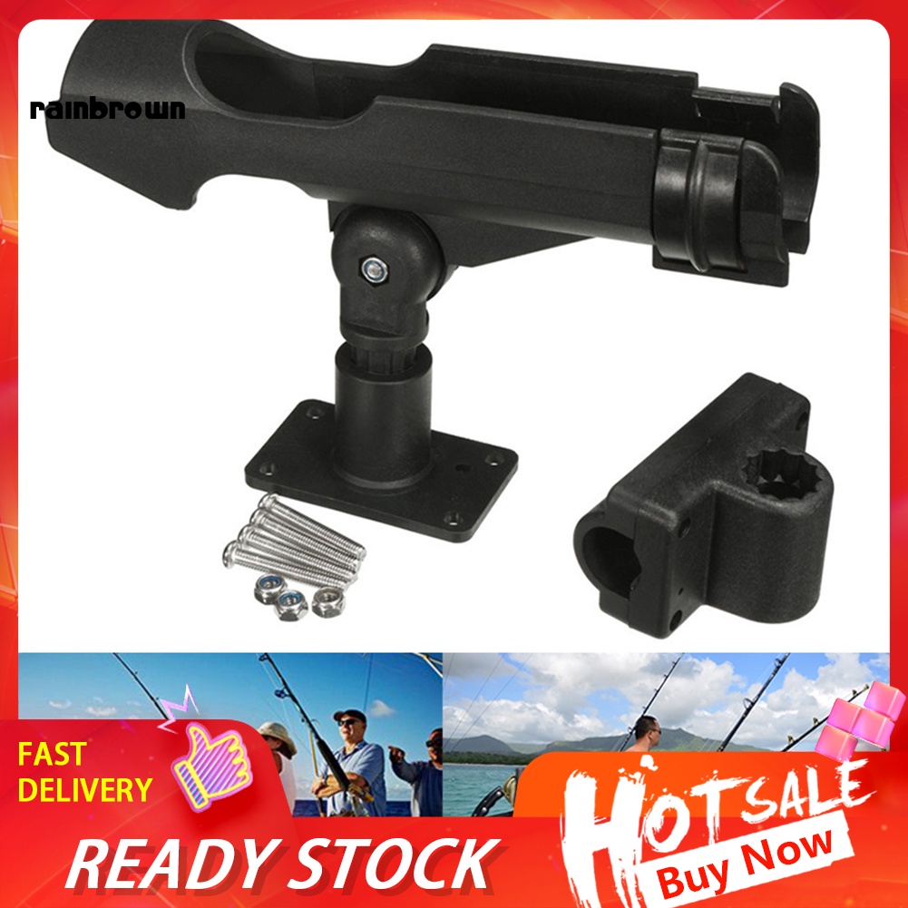 1 Bộ Giá Đỡ Cần Câu Cá Gắn Thuyền Kayak Tiện Dụng