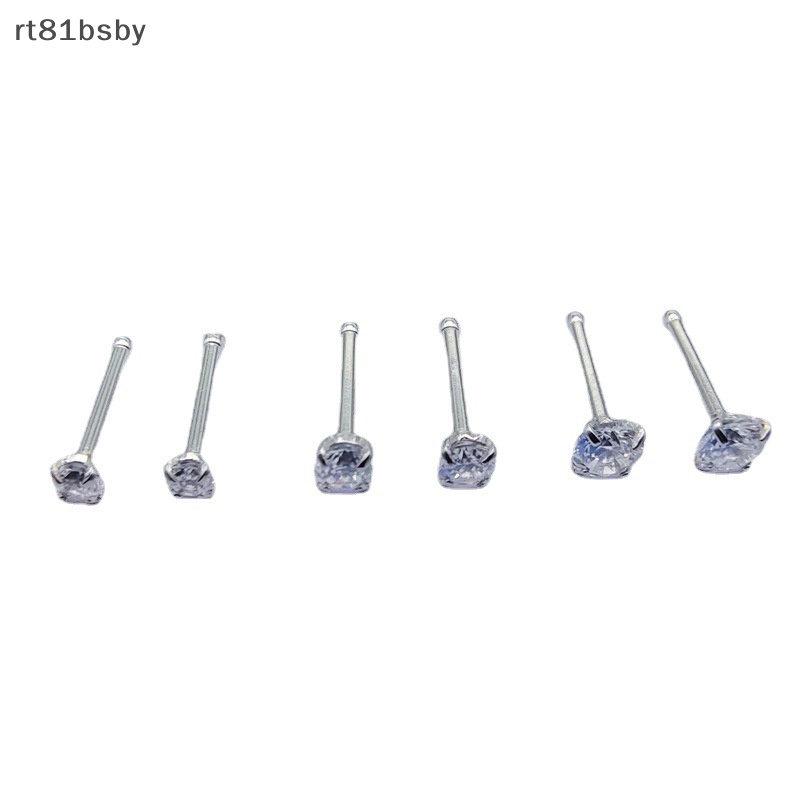 1 Khuyên Tai Thép Titan Đính Đá Zircon Thời Trang Dự Tiệc Cho Bạn Gái