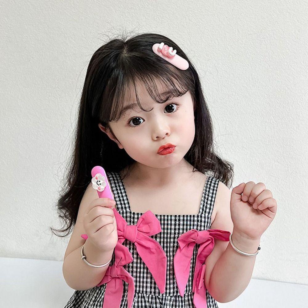 CABEZA Kẹp Tóc BB Y2K Hình Đám Mây / Trái Tim / Chữ Hoạt Hình Thời Trang Cho Nữ