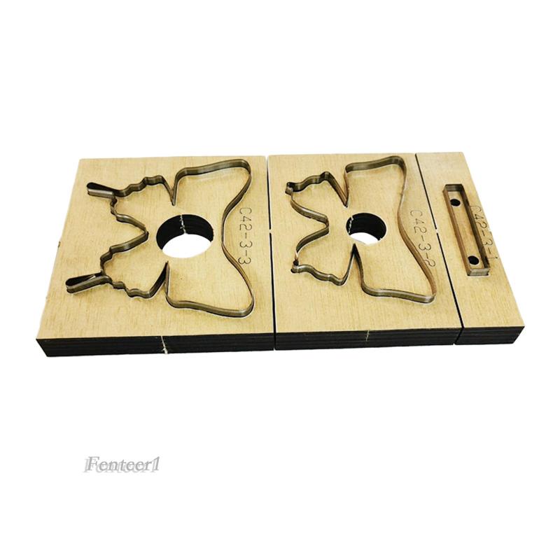 Bộ 3 Khuôn Cắt Da Hình Bướm Cho Người Mới Bắt Đầu