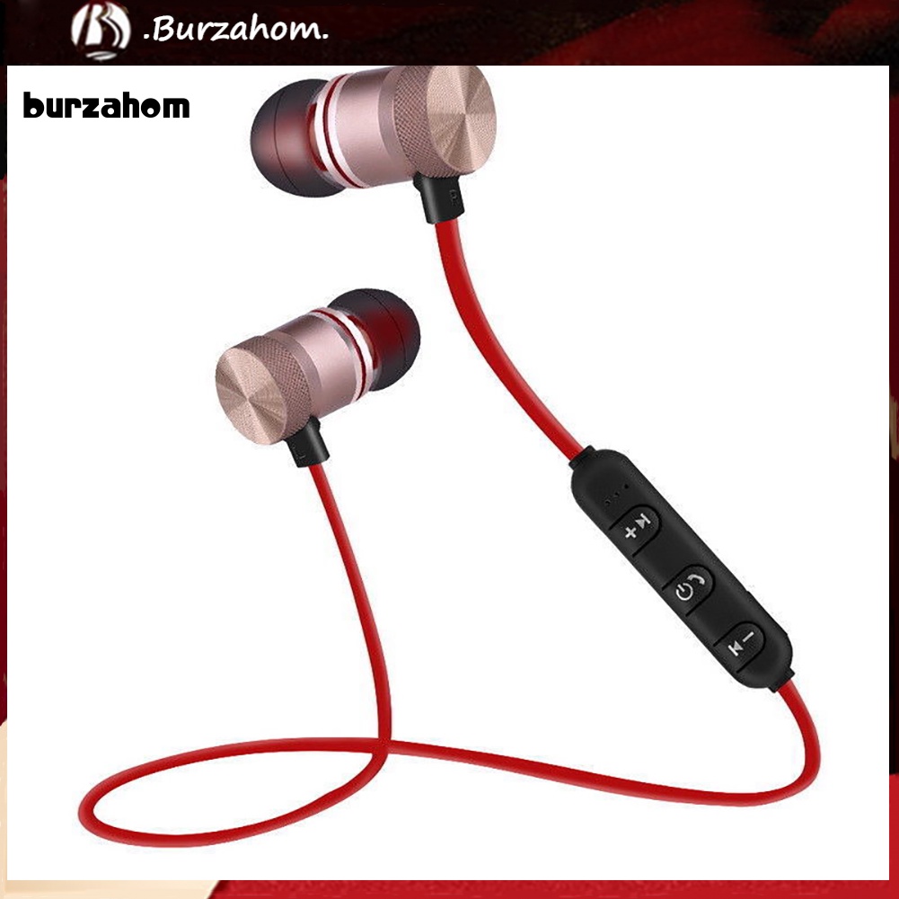 Tai Nghe Bluetooth Thể Thao Có Nam Châm Hít Cho iPhone Android