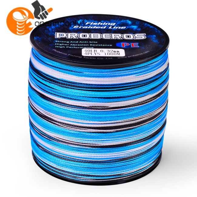 Cuộn Dây Câu Cá Bện 8 Sợi 300 / 500 / 1000 Mét 10-20 - 30-40 - 50-60 - 80-100lb Chất Lượng Cao