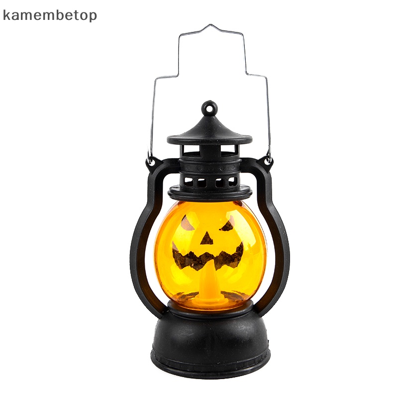 Đèn Lồng LED Dầu Ngựa Đầu Lâu Bí Ngô Trang Trí Halloween