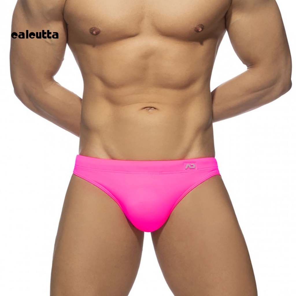 Quần Bơi Lưng Thấp Thoáng Khí Màu Sắc Đơn Giản Cho Nam