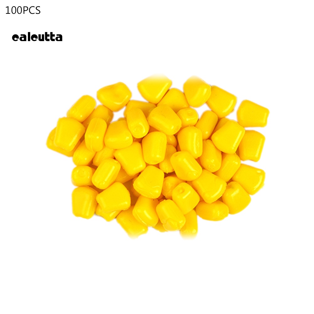 Set 100 Mồi Giả Nhử Cá Hình Hạt Bắp Chất Lượng Cao