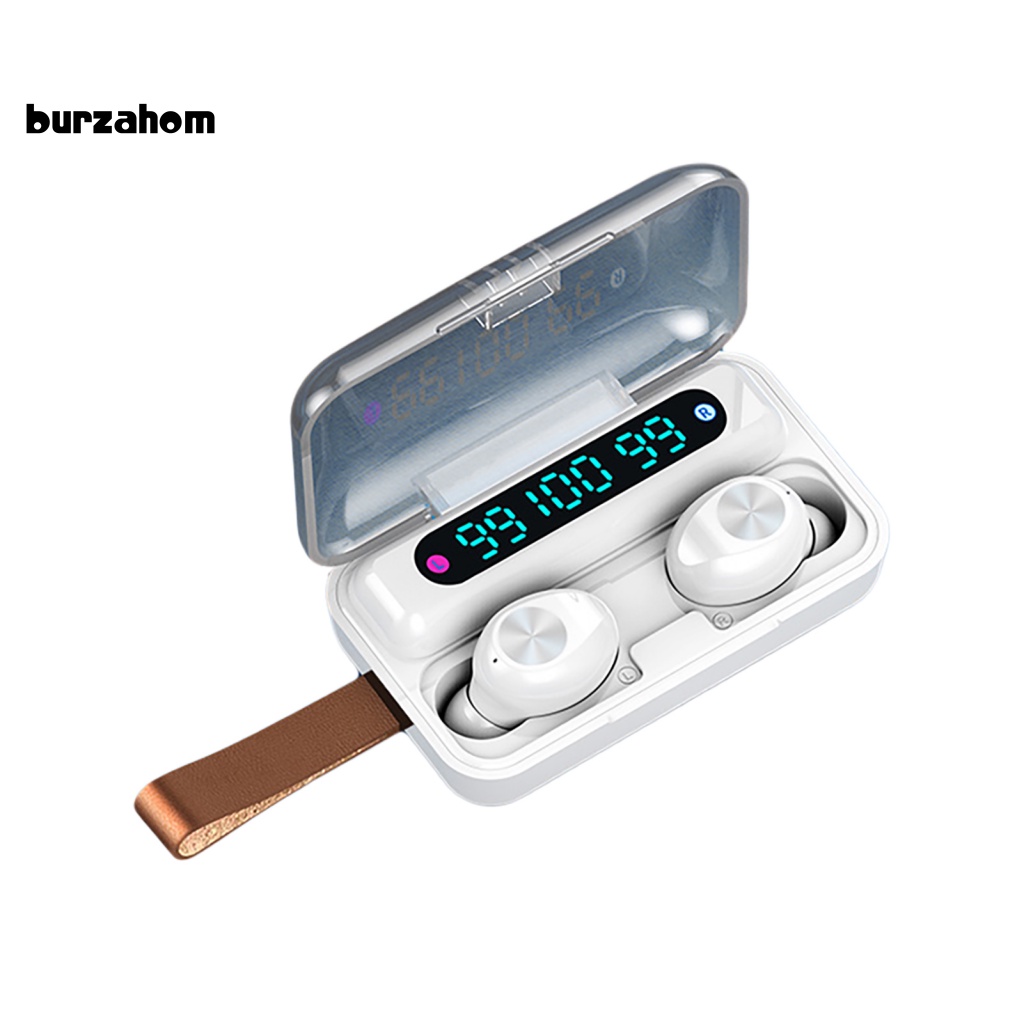 Tai Nghe Bluetooth Không Dây Bur F9-11 Chống Nước Cảm Ứng Thông Minh 50 9D Điện Thoại