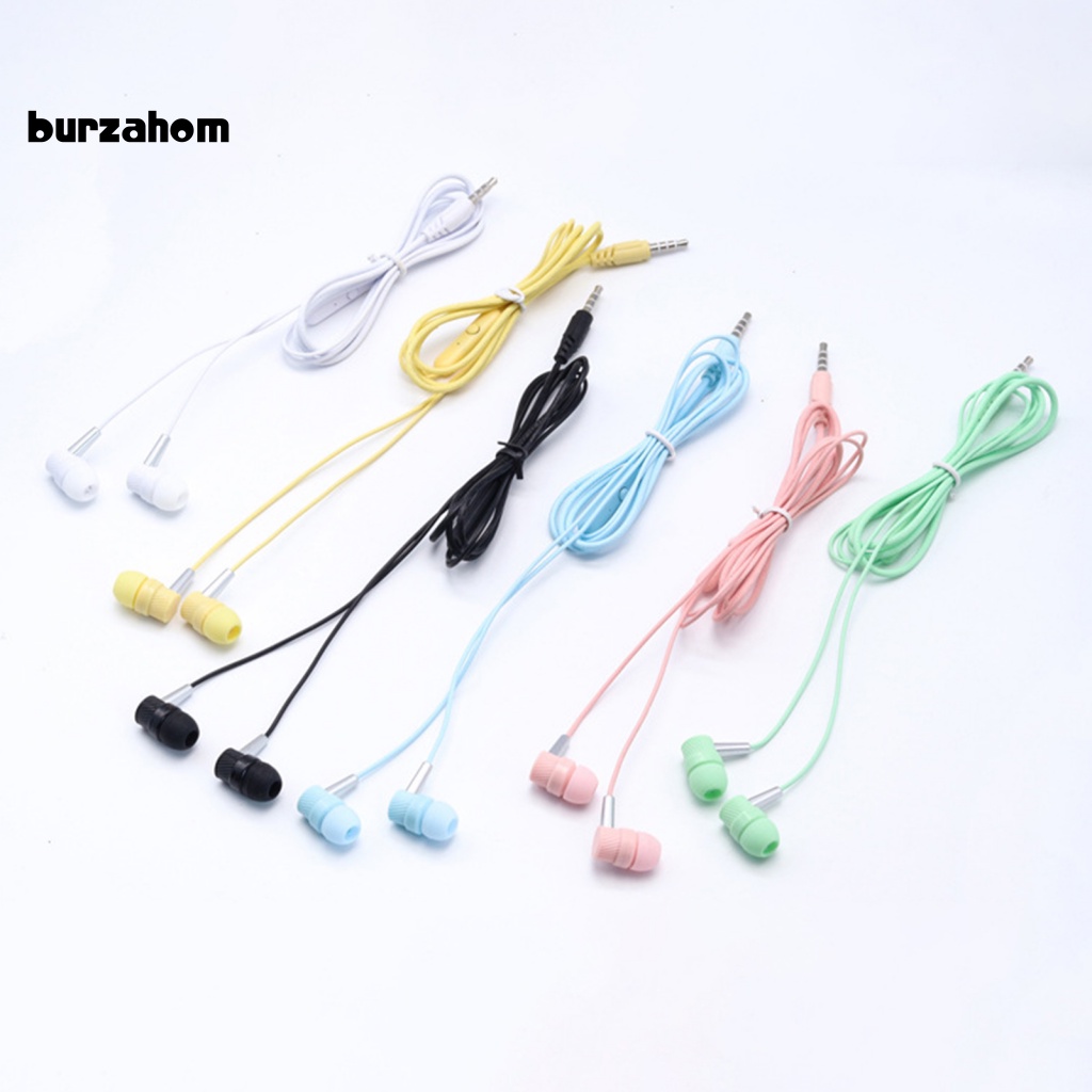 Tai Nghe Nhét Tai Có Dây Âm Thanh Nổi Bass Mạnh Giảm Tiếng Ồn Không Rối Kèm Mic Cho Điện Thoại