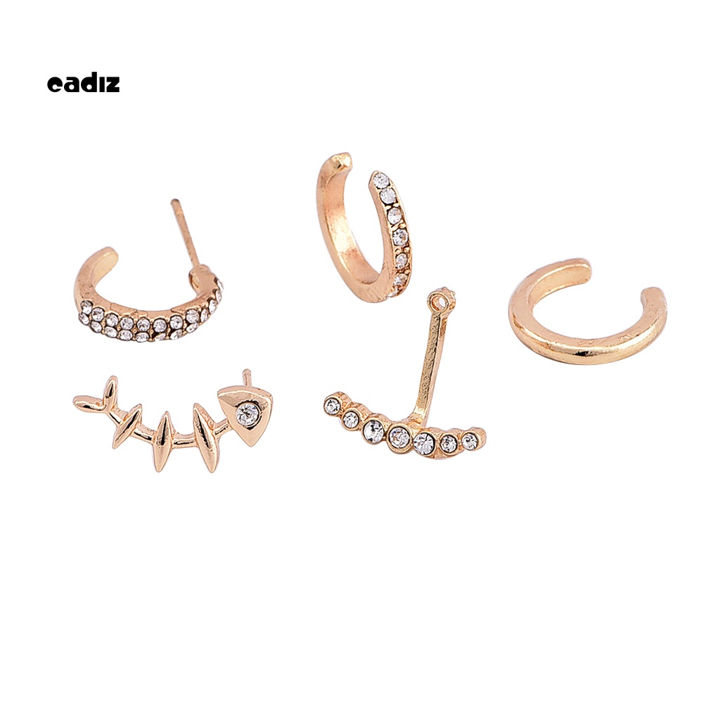 Bộ 4 Khuyên Tai Tròn Thời Trang Cá Tính