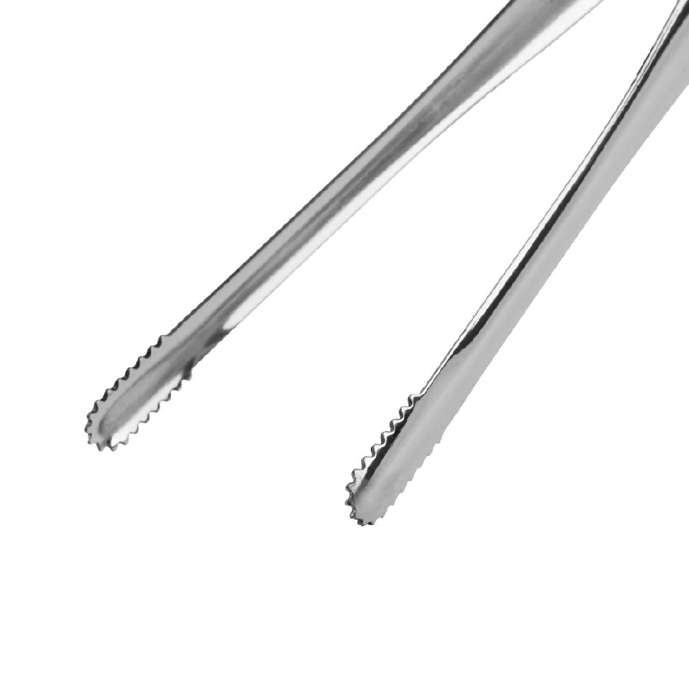 Stainless Steel BBQ Grill Kitchen Tongs Baking Bread Cooking Serving Tools