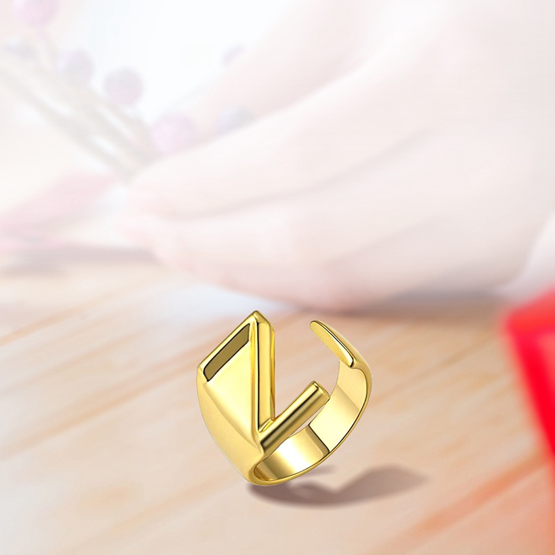 Nhẫn Đeo Tay Kim Loại YGT 26 Chữ Cái Tiếng Anh