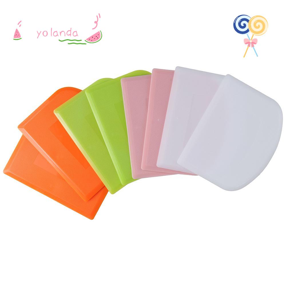 YOLA Set 8 Dụng Cụ Cắt Bột Làm Bánh Bằng Nhựa Kích Thước 4.65 &quot;x 3.7&quot; Linh Hoạt Tiện Dụng Cho Nhà Bếp