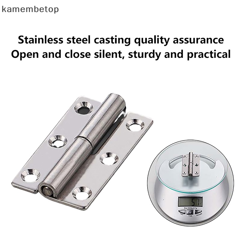 Bản Lề Inox 304 Dày Chất Lượng Cao Có Thể Tháo Rời Cho Cửa Sổ / Tủ Điện