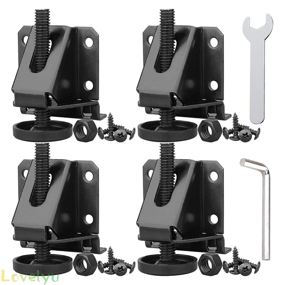 ⭐READY STOCK ⭐4Pcs Adjustable Furniture Leg Leveler Heavy Duty Cabinet Leveling Feet Lock