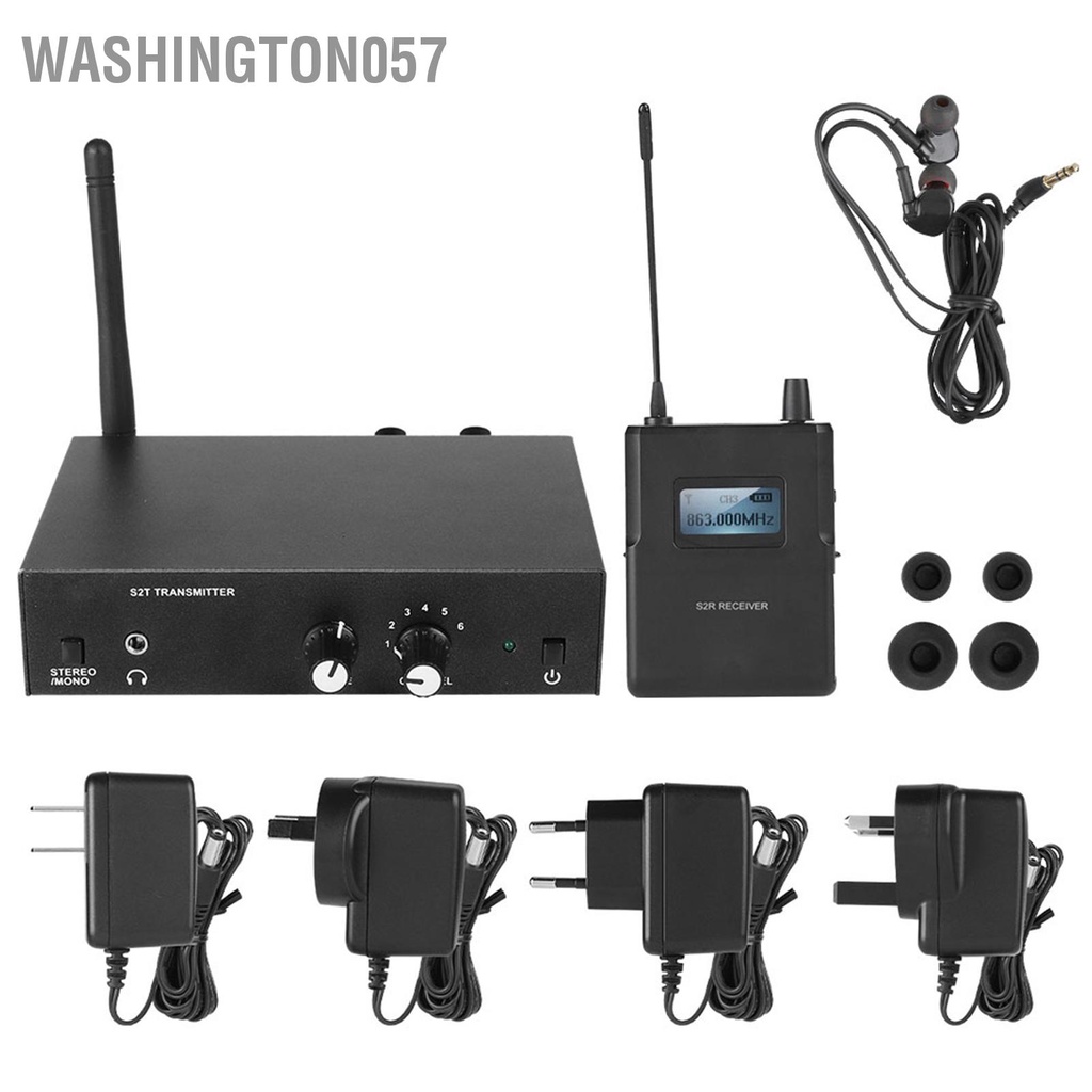 Washington057 Đối với ANLEON S2 Hệ thống giám sát không dây âm thanh nổi trong tai Giám sân khấu 561-568Mhz