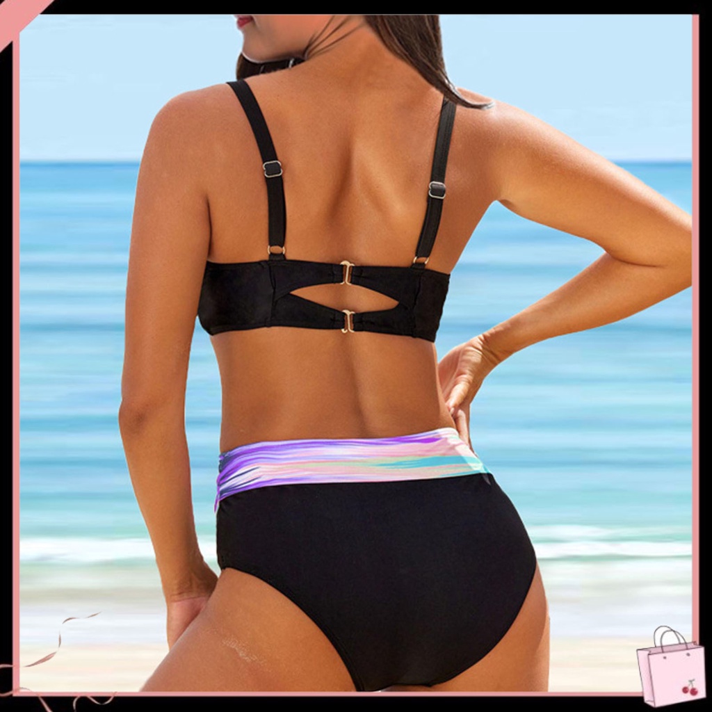 Bộ Đồ Bơi Bikini Có Miếng Đệm Ngực Thời Trang Mùa Hè Quyến Rũ Cho Nữ