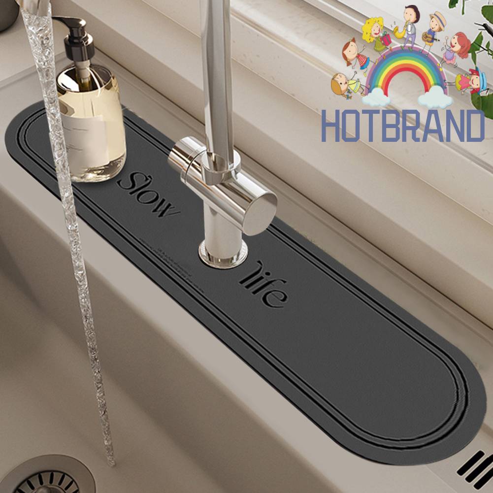 Thảm Cao Su Gắn Vòi Nước Bồn Rửa Chén Tiện Lợi