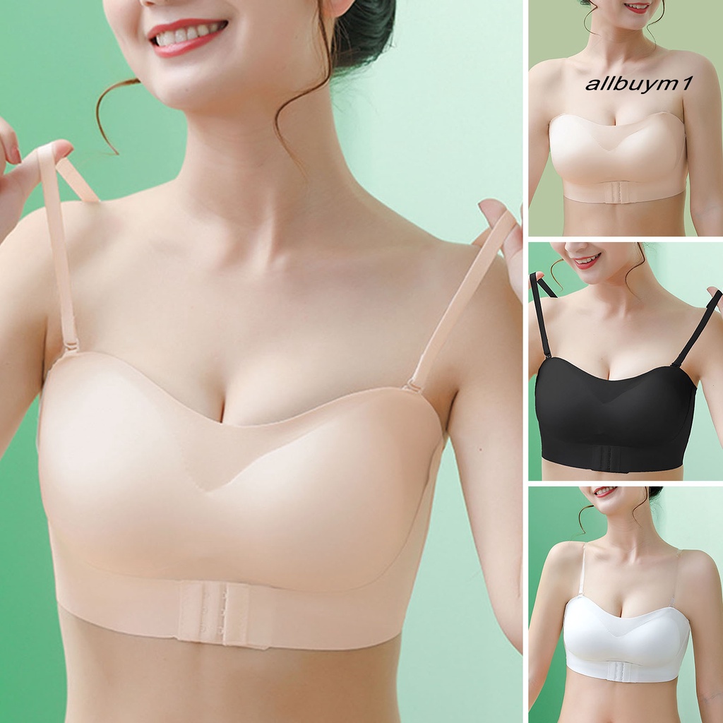 Áo Ngực Mỏng Không Dây Không Gọng Chống Trượt Có Thể Tháo Rời Nhiều Nút Trong Suốt Cho Nữ Mặc Hàng Ngày