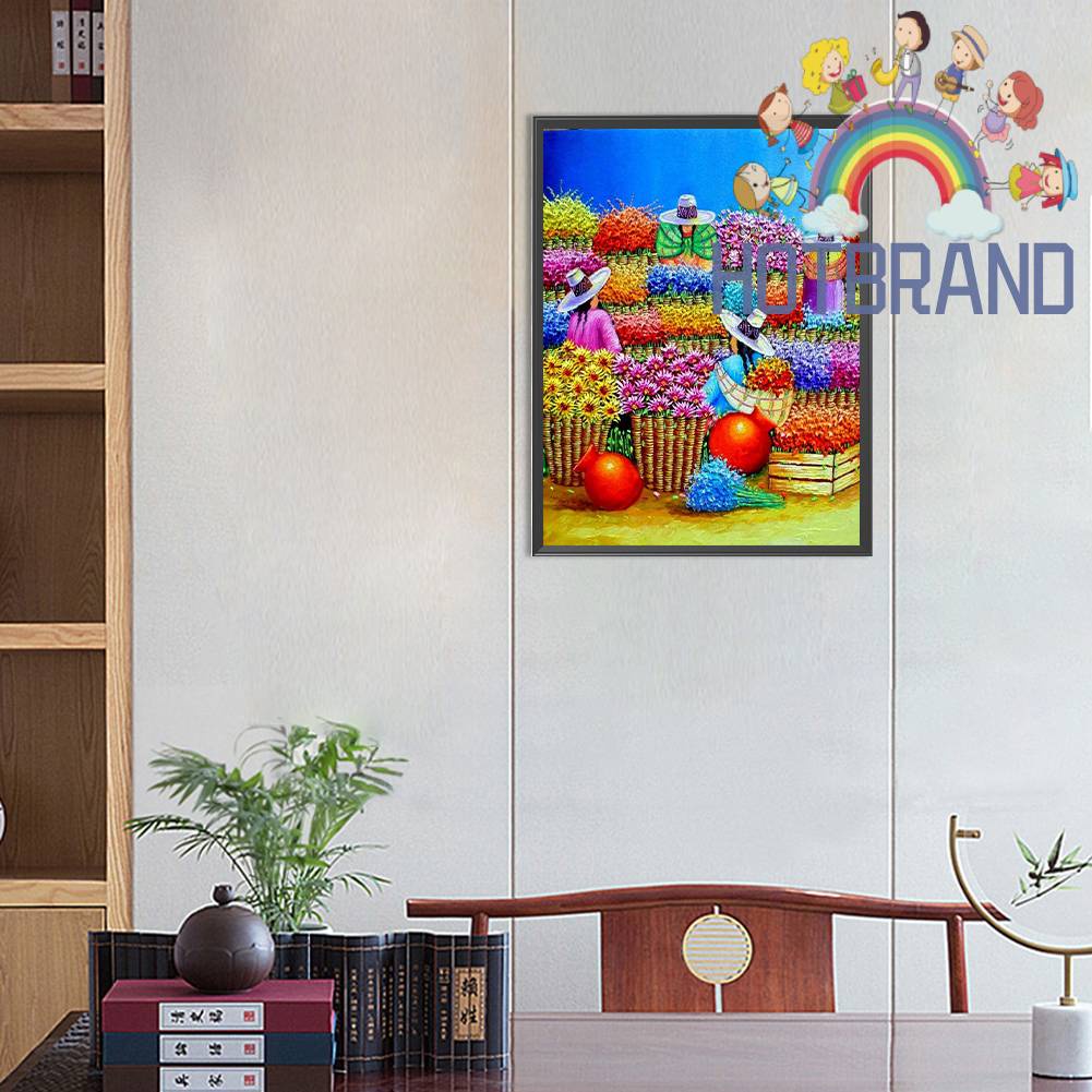 Tranh Đính Đá Kim Cương Toàn Bộ 5D DIY Hình Vẽ Cây Cối