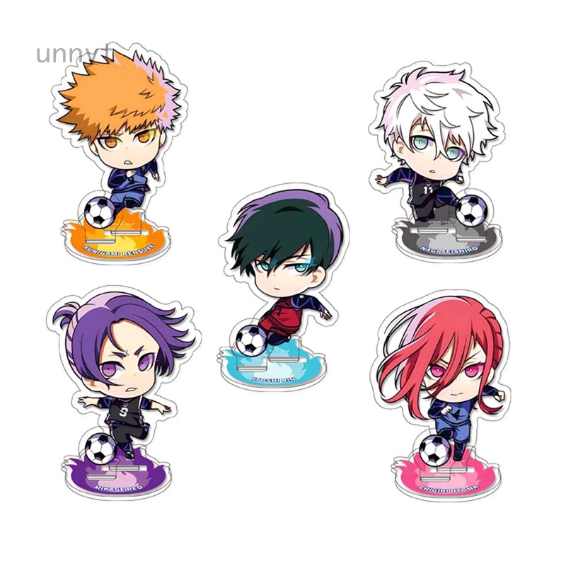 Mô Hình Cầu Thủ Bóng Đá Chigiri Hyouma Isagi Yoichi Bachira Meguru Đứng Được