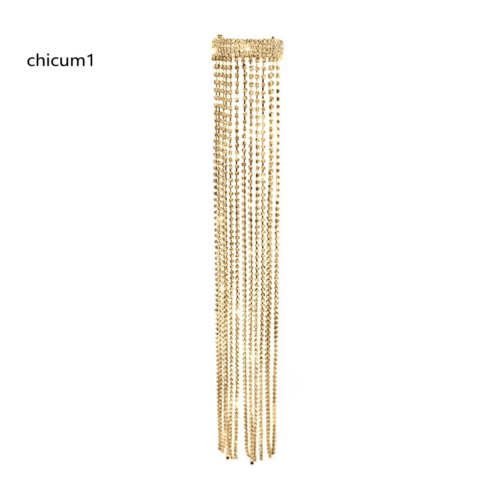 Kẹp Tóc Dây Xích Dài Lấp Lánh Dễ Phối Đồ Đa Ứng Dụng