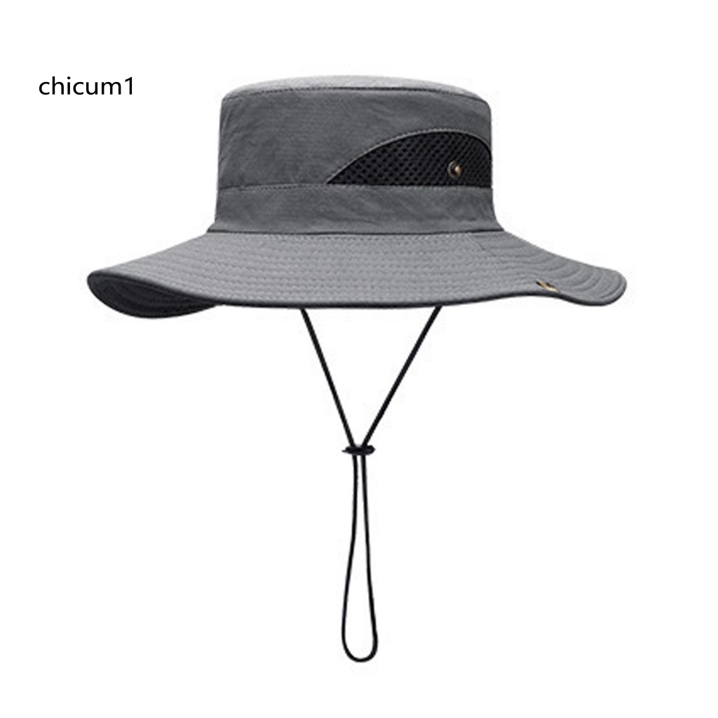 Mũ Rộng Vành Chống Tia UV / Thấm Nước Xoay 360 Độ Thoáng Khí Đa Năng Tiện Dụng Cho Nam