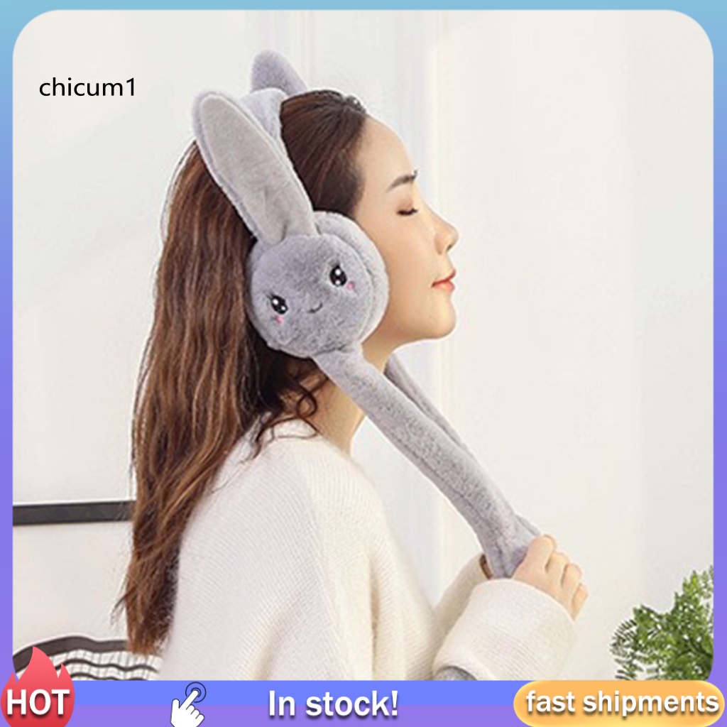 Chụp Tai Giữ Ấm Chống Lạnh Hình Thỏ Dễ Thương