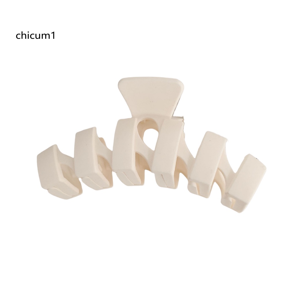 Kẹp Tóc Dạng Móng Vuốt Màu Trơn Phong Cách Hàn Quốc Độc Đáo