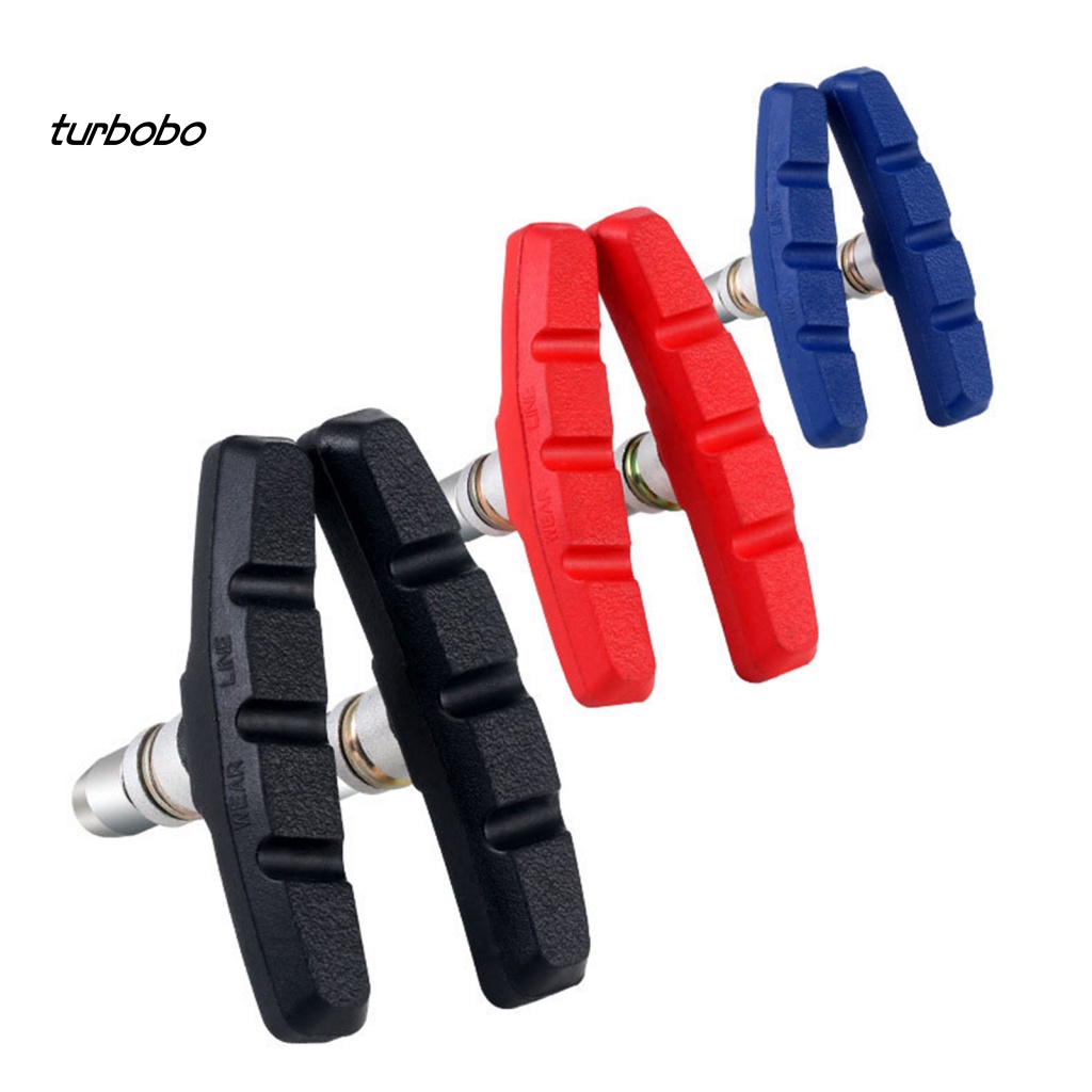 Set 2 Má Phanh Xe Đạp Chống Mài Mòn Tiện Dụng Chất Lượng Cao