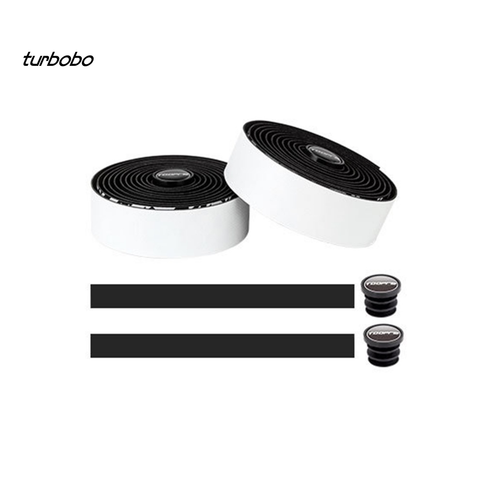 1 Bộ Băng Quấn Tay Lái Xe Đạp Giả Da Co Giãn Màu Gradient