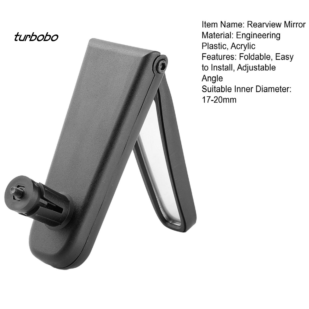 Gương Chiếu Hậu Bằng Acrylic Chống Thấm Nước Tùy Chỉnh Góc Độ Tiện Dụng Cho Xe Đạp MTB