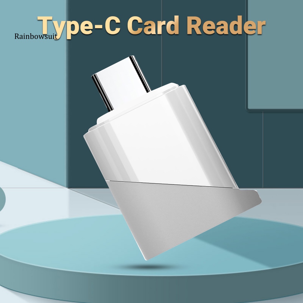 Đầu Đọc Thẻ Nhớ Tốc Độ Cao USB Type-C TF SD-Card OTG Cho Điện Thoại Thông Minh
