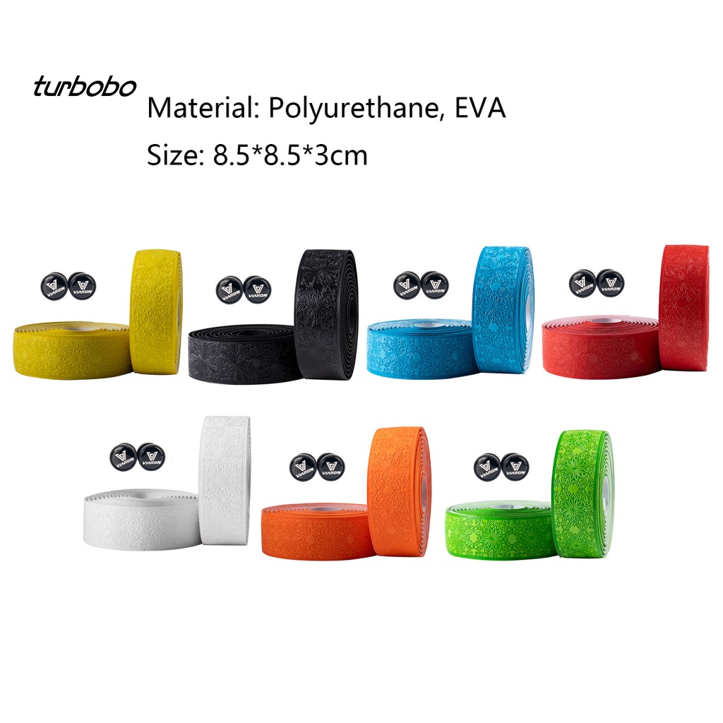 1 Cặp Băng Quấn Tay Lái Xe Đạp Thấm Hút Mồ Hôi Chống Mòn Chất Liệu Polyurethane