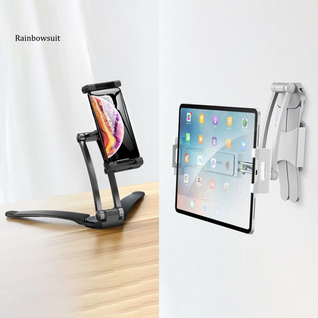 Giá Đỡ Điện Thoại / Máy Tính Bảng Bằng Hợp Kim Nhôm Xoay 360 Độ Để Bàn Tiện Dụng