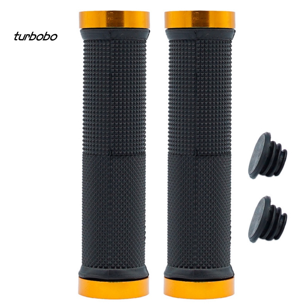 Set 2 Vỏ Bọc Tay Lái Xe Đạp MTB Bằng Cao Su Chống Trượt Kèm Vòng Khóa