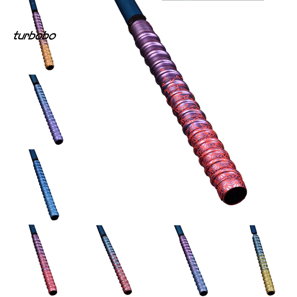 Turbobo Dây Quấn Cần Câu Cá Co Giãn Chống Trượt Thấm Hút Mồ Hôi Nhiều Màu Sắc Tuyến Tính 46ft