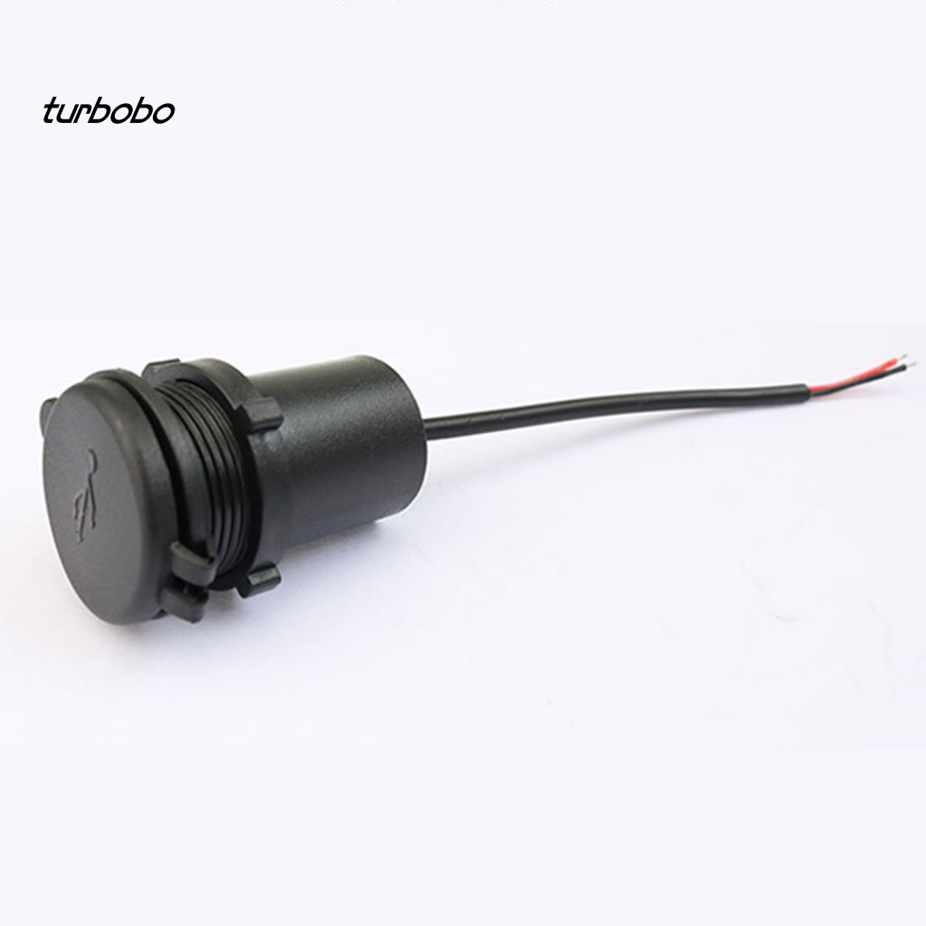 Bộ Chuyển Đổi Sạc Nhanh PC Một Cổng USB Chống Thấm Nước Cho Xe Mô Tô