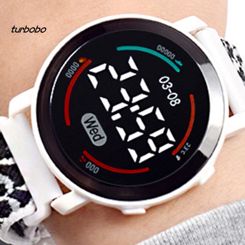 Đồng Hồ Điện Tử Chống Thấm Nước Có Đèn LED Thời Trang Cho Bé Trai Và Gái