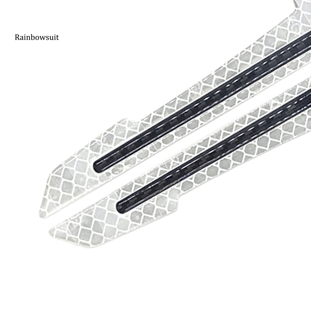 1 Cặp Miếng Dán Cảnh Báo Phản Quang Chống Mòn Cho Gương Chiếu Hậu Xe Hơi