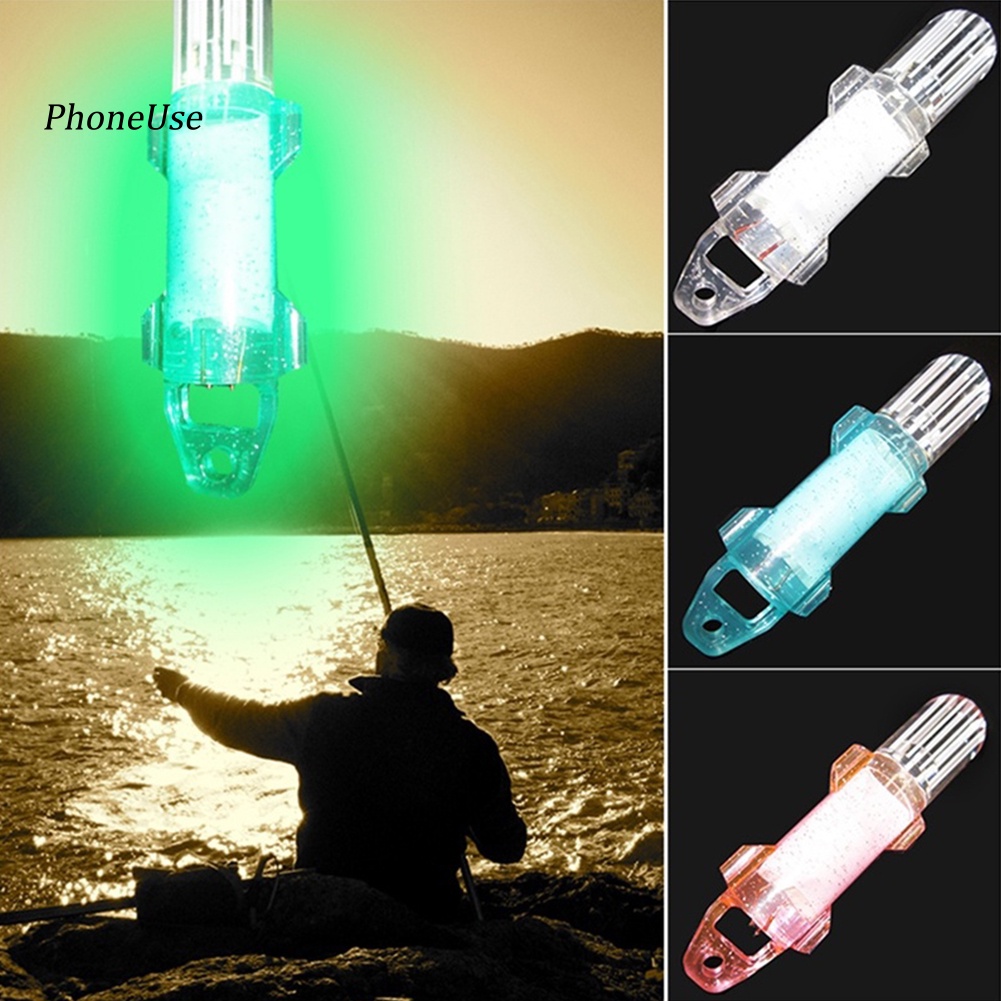 Mồi Giả Nhử Cá Bằng Da PU Gắn Kèm Đèn LED