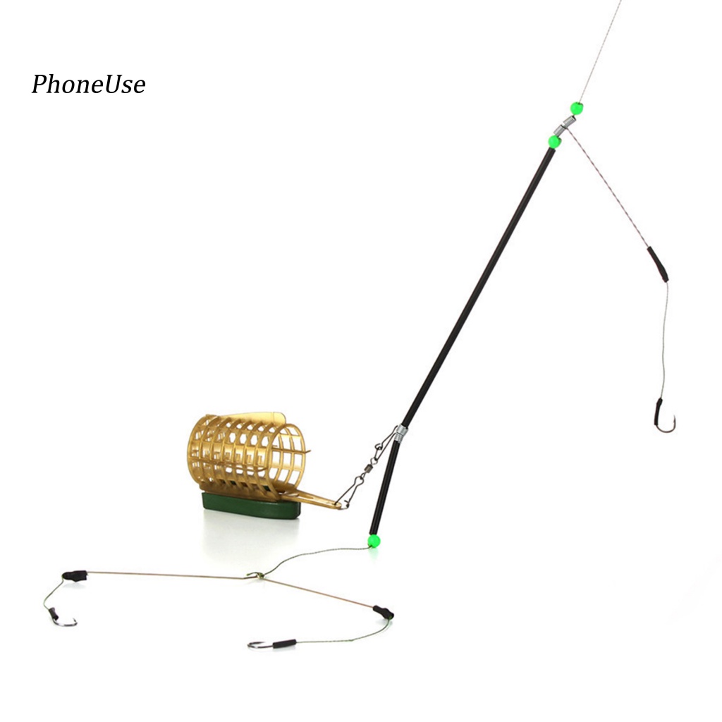 1 Set Dây Câu Cá PU Kèm Ba Lưỡi Câu Kim Loại Siêu Chắc Chắn