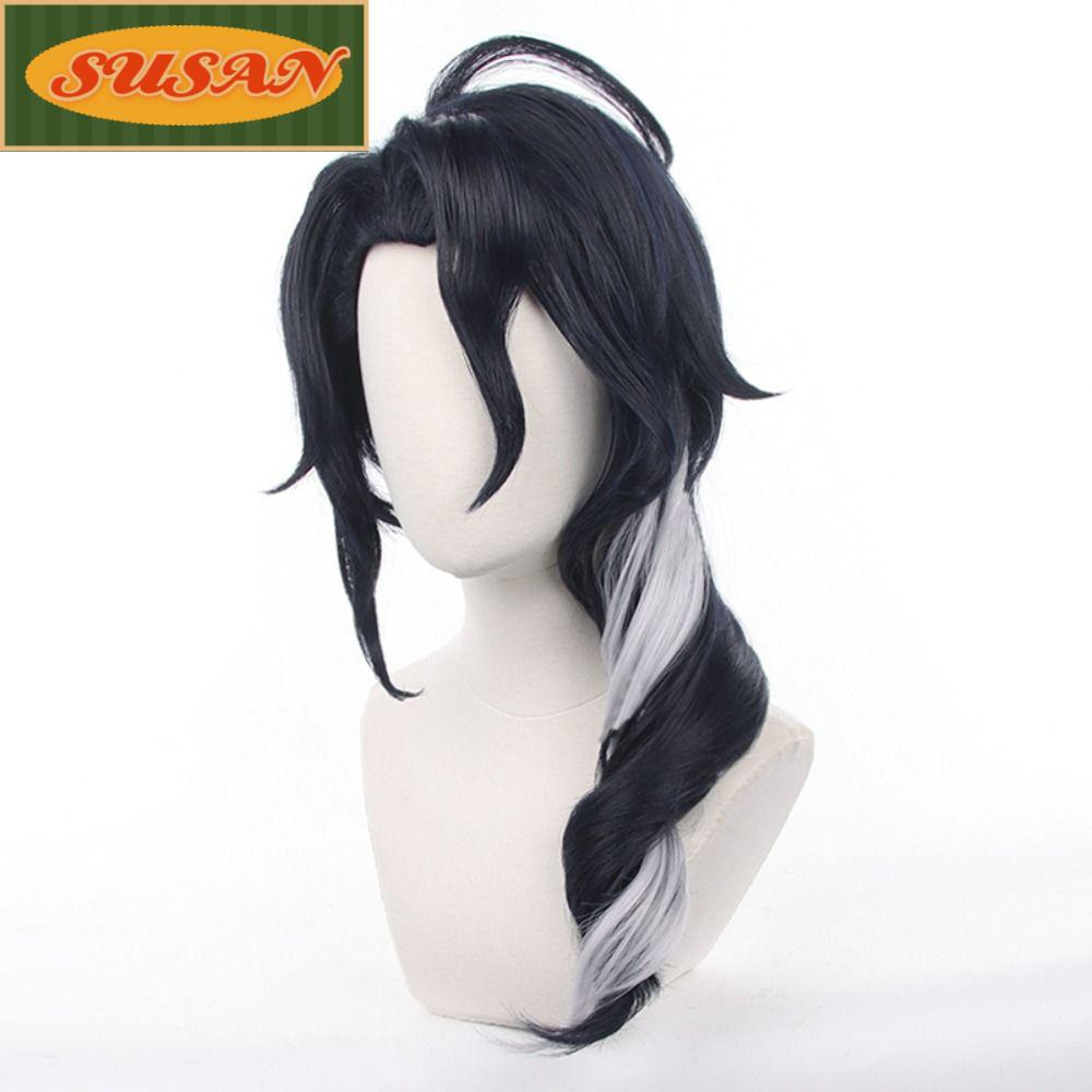 SUSANS Bộ Tóc Giả Dài 55cm Bằng Sợi Tổng Hợp Chịu Nhiệt Cao Hóa Trang Halloween