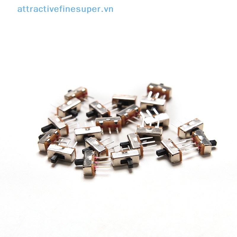 Set 20 Công Tắc Trượt 2 Vị Trí 3 Chấu SS12D00G4 SPDT 1P2T