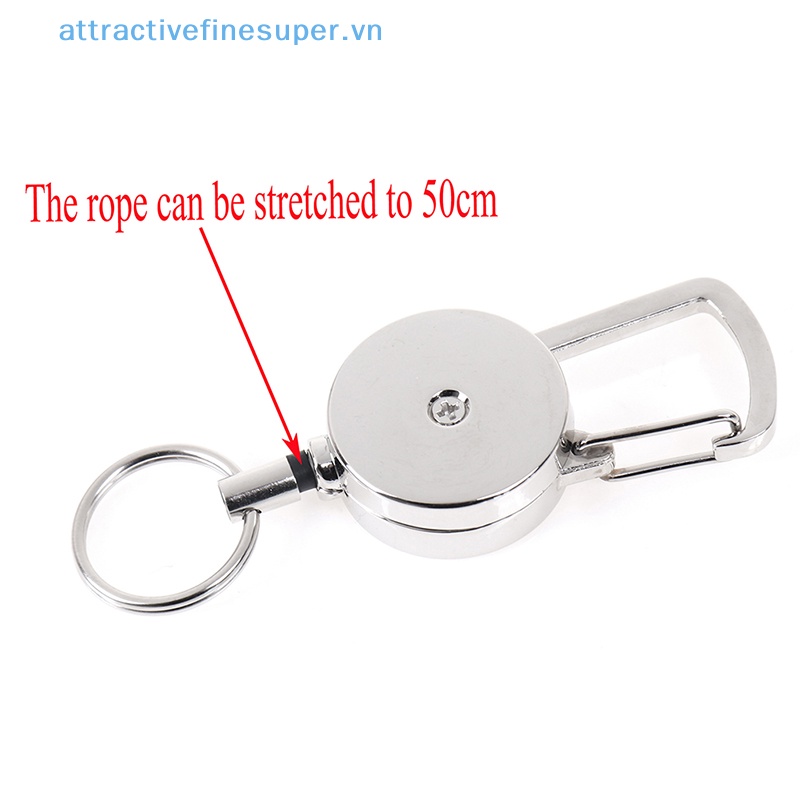 1 Móc Chìa Khóa Có Thể Kéo Dài Thu Gọn 50cm Tiện Dụng