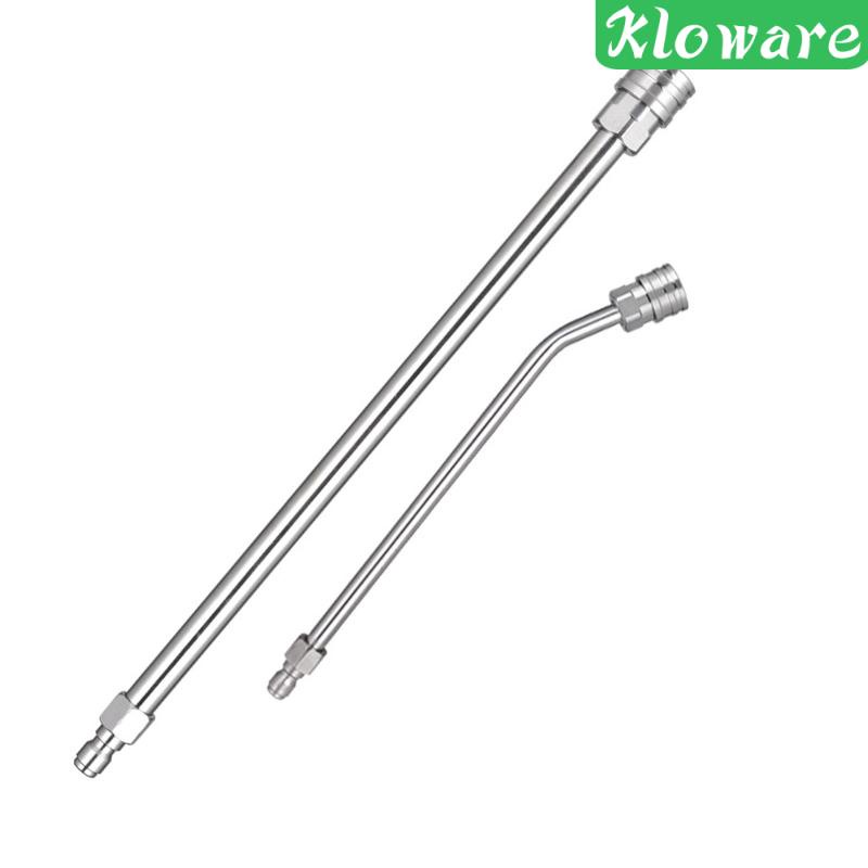 Set 2 Đầu Nối Vòi Xịt Nước Áp Suất Cao Bằng Thép Không Gỉ