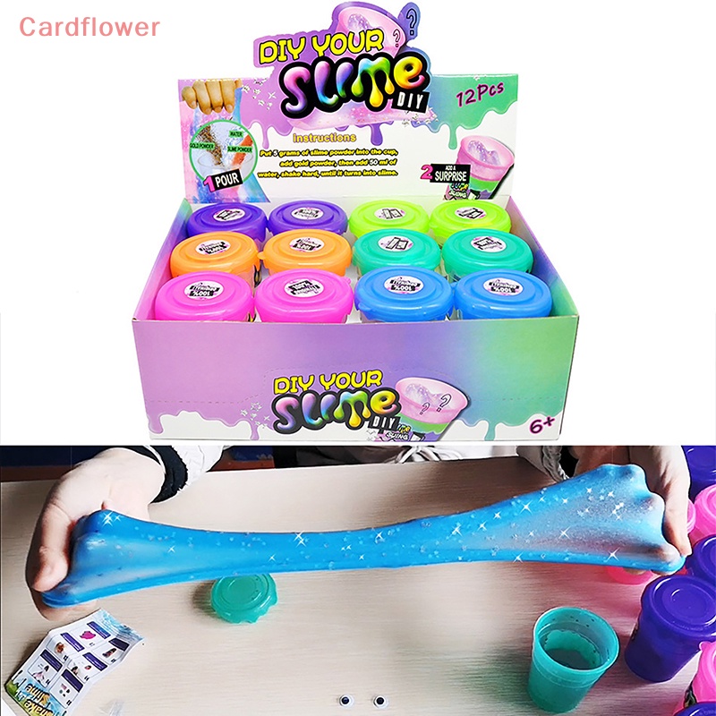 Bộ Slime Dẻo Ma Thuật Trộn Hạt Nhiều Màu Sắc Vui Nhộn Cho Bé