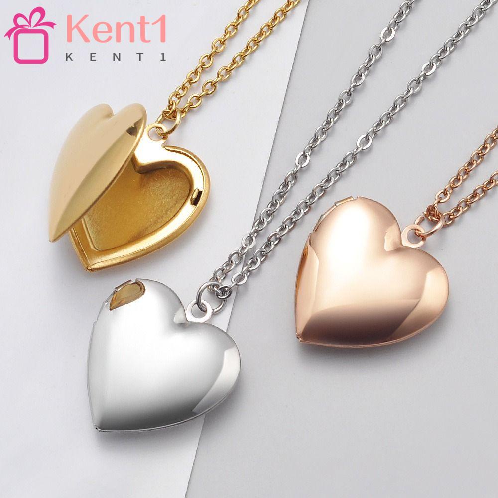 KENT1 Set 2 Dây Chuyền Mặt Khung Ảnh Gia Đình