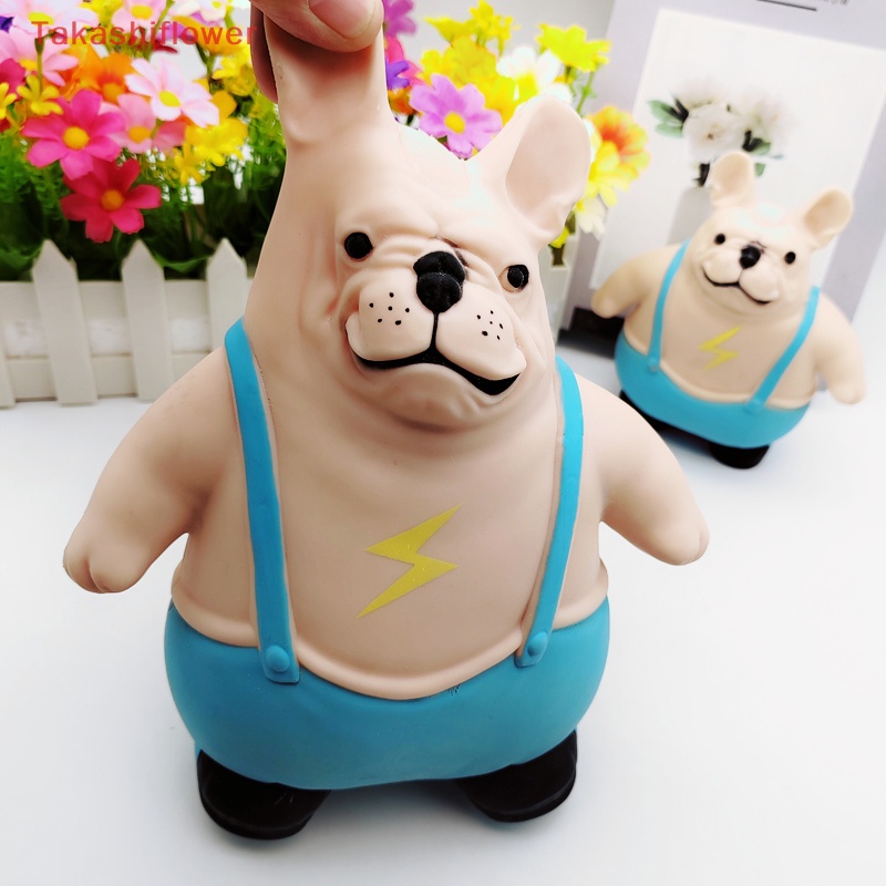 Đồ Chơi Nắn Bóp Đàn Hồi Giảm Stress Hình Chú Chó Bull