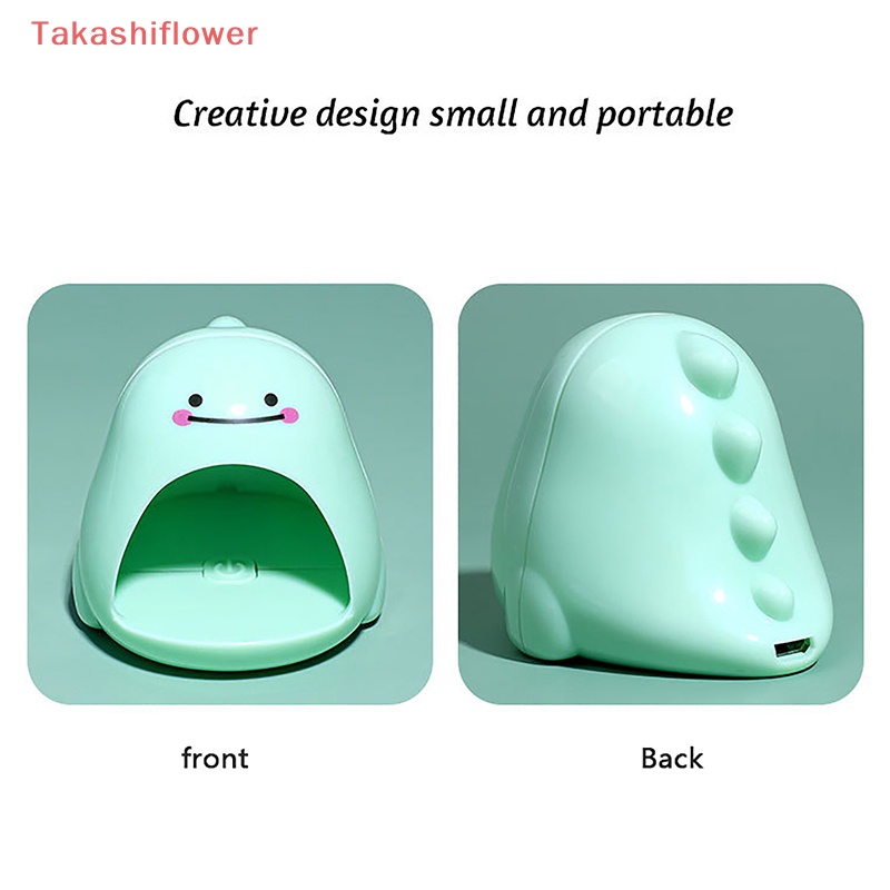 Máy Sấy Khô Móng Tay Mini 5w 4 Bóng Led Uv Kèm Cáp Usb Tiện Dụng Cho Gia Đình